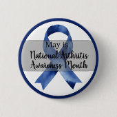 May Arthritis Sensibilisierungsmonat Button (Vorderseite)