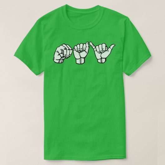 MAY ASL Sign Language Design T-Shirt (Design vorne)