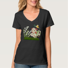 May Birth Blume und Stone T - Shirt