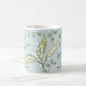 May Birth Flower Custom Name Lily of the Valley Kaffeetasse (Mittel)
