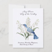 May Birth Month Blume Lily of the Valley Geburtsta (Vorderseite)