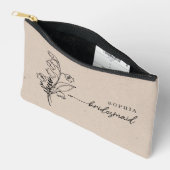 May Birth Month Blume Personalisiert Bridesmaid Zubehörtasche (Offen)