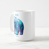 May Birth Month Spirit Animal Bear Kaffeetasse (Vorderseite Links)