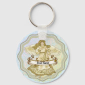 May Birthday Angel Geburtstagsgewohnheiten-Schlüss Schlüsselanhänger (Vorderseite)