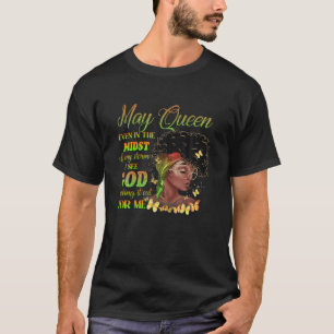 May Birthday Black Queen in der Mitte meines Sturm T-Shirt