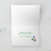 May Birthday Emerald Heart Karte (Innenseite)