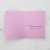 May Birthday Lily Birth Month Blume Karte (Innenseite)