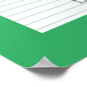 May Birthstone Emerald 18x24 Artwork Poster (Ecke)