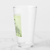 May Birthstone Emerald Design Glas (Links)