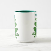 May Birthstone Frosch Tasse (Zentrum)