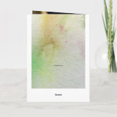 May bläst Muttertagskarte Feiertagskarte (Rückseite)