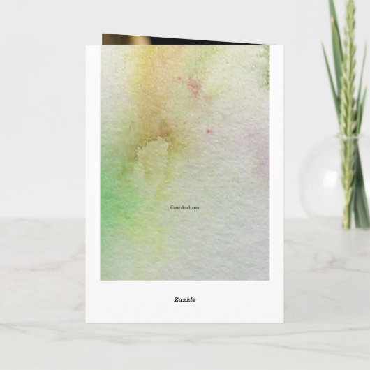 May bläst Muttertagskarte Feiertagskarte (Rückseite)