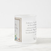 May blüht Hawthorn und Lily of the Valley Mattglastasse (Mittel)