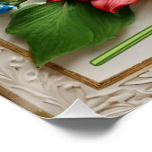 May blüht Hawthorn und Lily of the Valley Poster (Ecke)