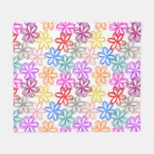 May Blume Fleece Blanket (Vorderseite (Horizontal))