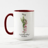 May Blume Lily of the Valley and Hawthorn Tasse (Links)