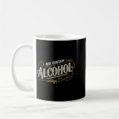 May Contain Alcohol Clic Party Humor Kaffeetasse (Links)