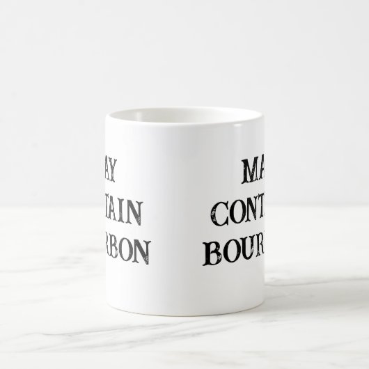 may contain bourbon funny kaffeetasse (Mittel)