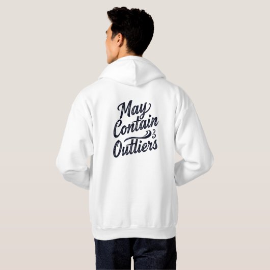 May Contain Outliers Data Hoodie - Light (Schwarz voll)