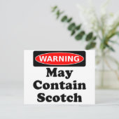 May Contain Scotch Postkarte (Stehend Vorderseite)