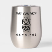 May Convent Alcohol Stemless Wine Tumbler - Funny (Vorderseite)