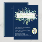 May Crowning lädt Jungfrau Mary Katholic ein (Vorne/Hinten)