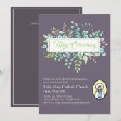 May Crowning lädt Jungfrau Mary Katholic ein (Vorne/Hinten)