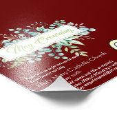 May Crowning lädt Jungfrau Mary Katholic ein Fotodruck (Ecke)