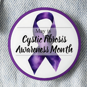 May Cystic Fibrosis Awareness Montag Button