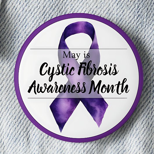 May Cystic Fibrosis Awareness Montag Button