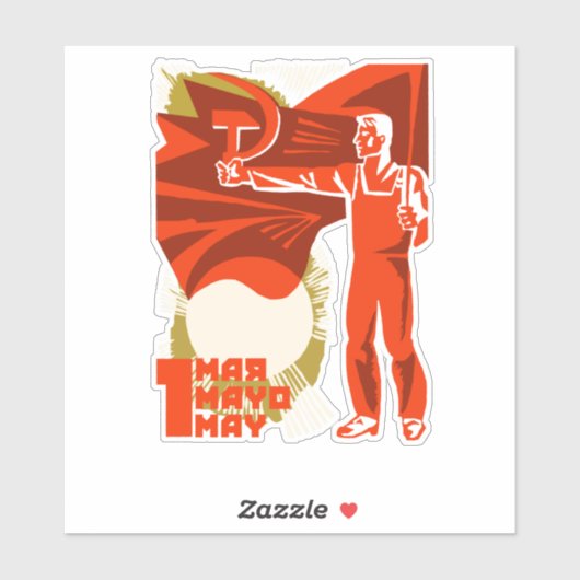 MAY DAY AUFKLEBER (Blatt)