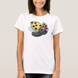 May Day Ladybug mit Blume Chain Headband T-Shirt