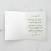 May Emerald Birthstone Birthday Card Karte (Innenseite)