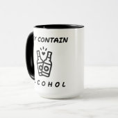 May enthält Alkohol Combo Tasse - Funny (Vorderseite Links)