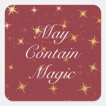 May enthält Magic Red & Imitate Gold Foil Stars