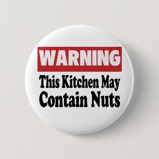 May enthält Nuts Button (Vorderseite)