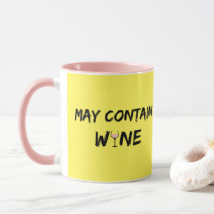 May enthält Wein Rose Wein Tasse
