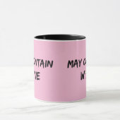 May enthält Wein | Weißwein Tasse (Zentrum)