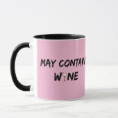 May enthält Wein | Weißwein Tasse (Links)
