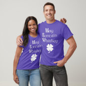 May enthält Whiskey Funny Irish Saint Patricks T-Shirt (Unisex)