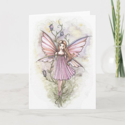 May Fairy Illustration von Molly Harrison Art Karte (Vorderseite)