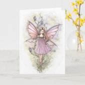 May Fairy Illustration von Molly Harrison Art Karte (Gelbe Blume)