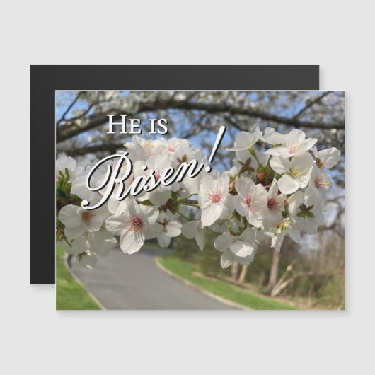 May Flowers Easter Magnet (Vorne/Hinten)