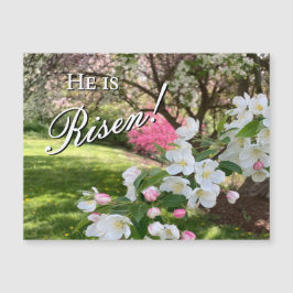 May Flowers Pink Easter Magnet