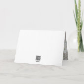 May Flowers Pink Thank You Card Karte (Rückseite)