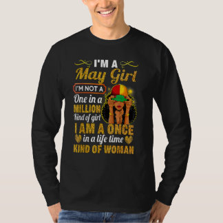 May Girl Taurus Geburtstag einmal im Leben Kinda W T-Shirt