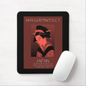 MAY GOD PROTECT JAPAN MOUSEPAD (Mit Mouse)