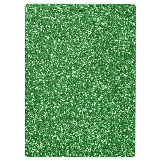 May Green Glitzer Klemmbrett (Rückseite)