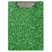 May Green Glitzer Klemmbrett (Vorderseite)