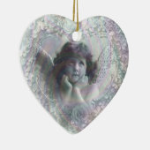 May Guardian Angels beobachtet dich Keramik Ornament (Rechts)